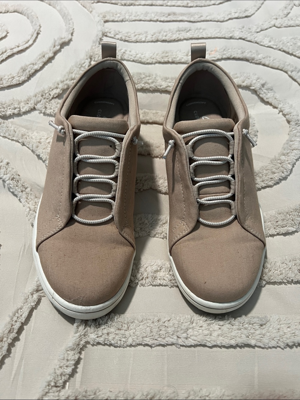 Cloudsteppers by Clarks Women's Taupe Slip-On Sneakers